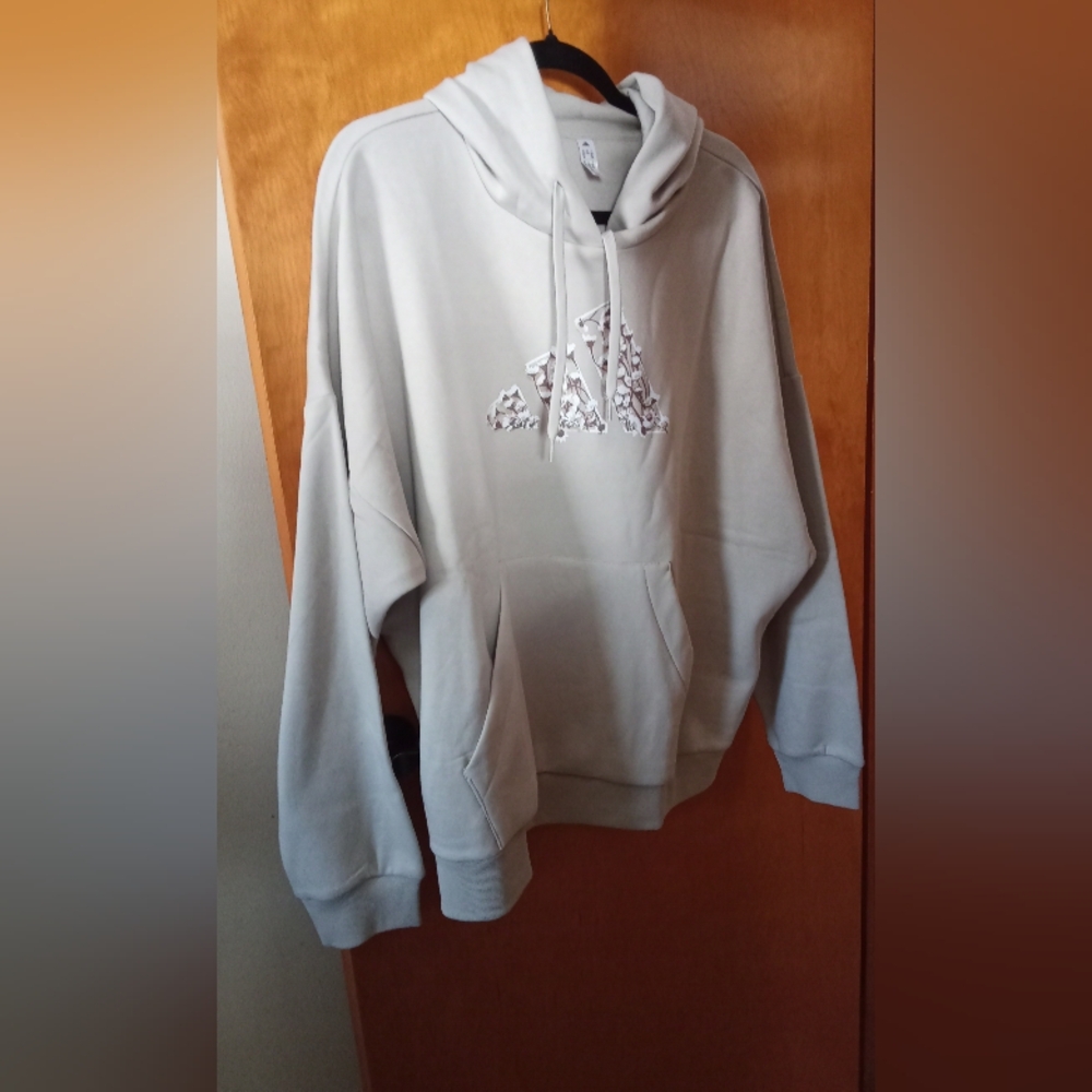 Adidas Women's Gray Hoodie Sweater